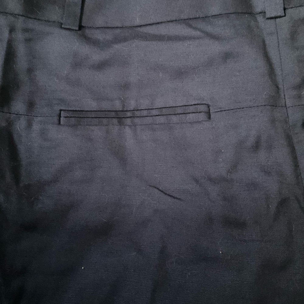 “DIANE VON FURSTENBERG” Navy Blue Straight Leg Dress Pants - Picture 7 of 10